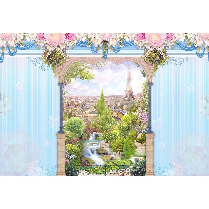 Vinyl Flowers Balcony Backdrop Garden Wedding Photography Paris City Eiffel Tower Photo Backgrounds g663
Vinyl Flowers Balcony Backdrop Garden Wedding Photography Paris City Eiffel Tower Photo Backgrounds g663