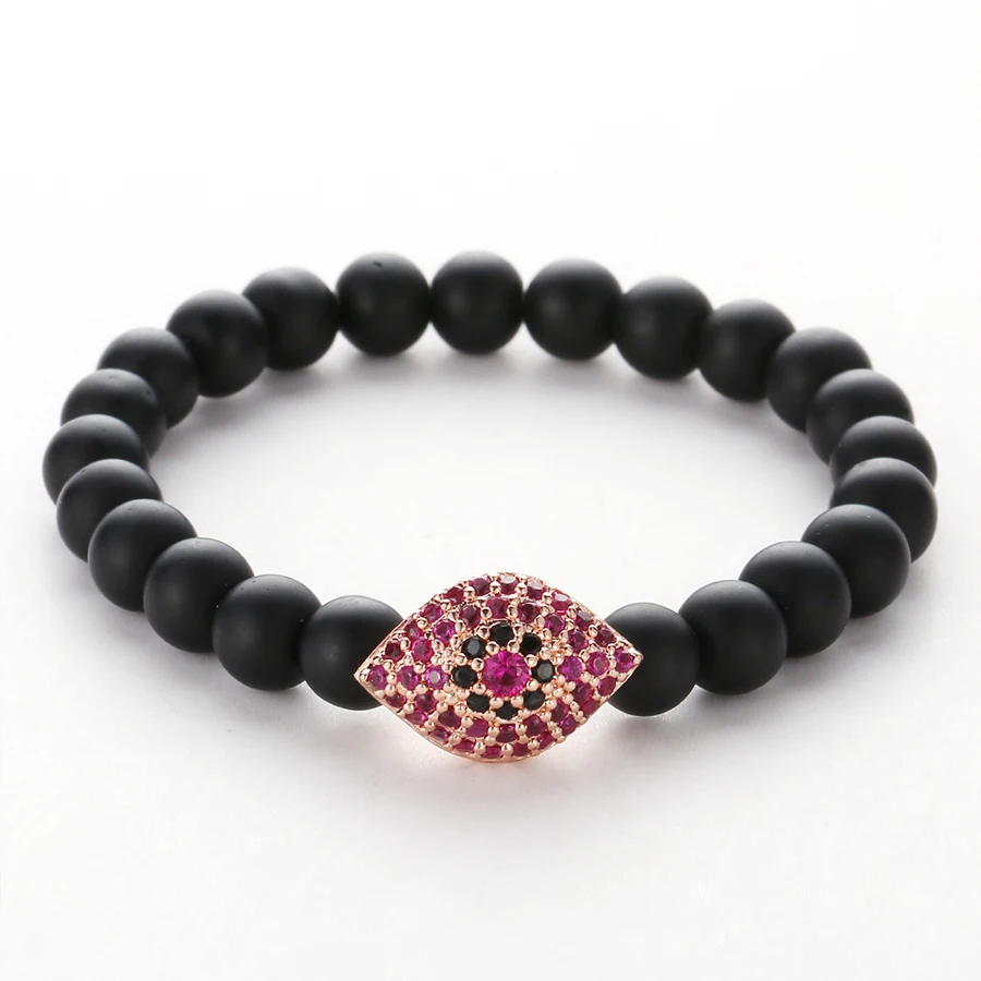 HOBBORN Trendy Matte Bead Yoga Women Bracelet 8mm Natural Black Onyx Handmade Strand Amulet Evil Eyes Healing Men Bracelets Cruz
HOBBORN Trendy Matte Bead Yoga Women Bracelet 8mm Natural Black Onyx Handmade Strand Amulet Evil Eyes Healing Men Bracelets Cruz