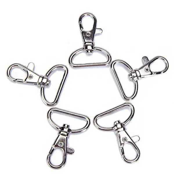 15 Pieces Swivel Trigger Clips Snap Hooks Lobster Clasps 25mm Keychains Bags DIY Crafts Makings
15 Pieces Swivel Trigger Clips Snap Hooks Lobster Clasps 25mm Keychains Bags DIY Crafts Makings