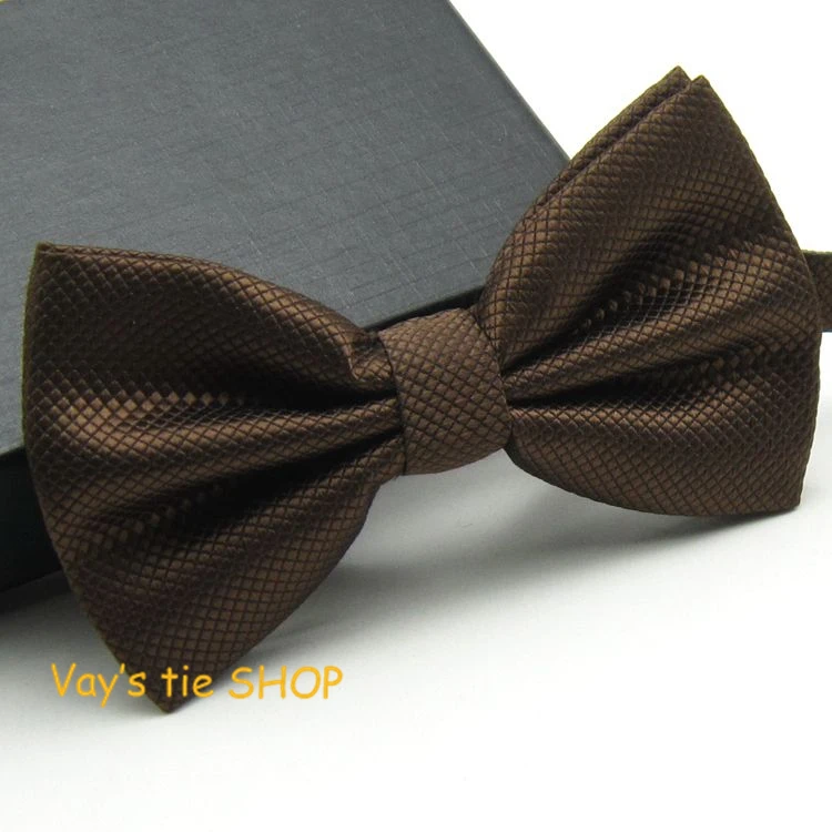 Fashion Mens Coffee Color Bowtie Dull Jacquard Plaid Grid Leisure Solid Wedding Tuxedo Bow Ties Brown Cravat
Fashion Mens Coffee Color Bowtie Dull Jacquard Plaid Grid Leisure Solid Wedding Tuxedo Bow Ties Brown Cravat