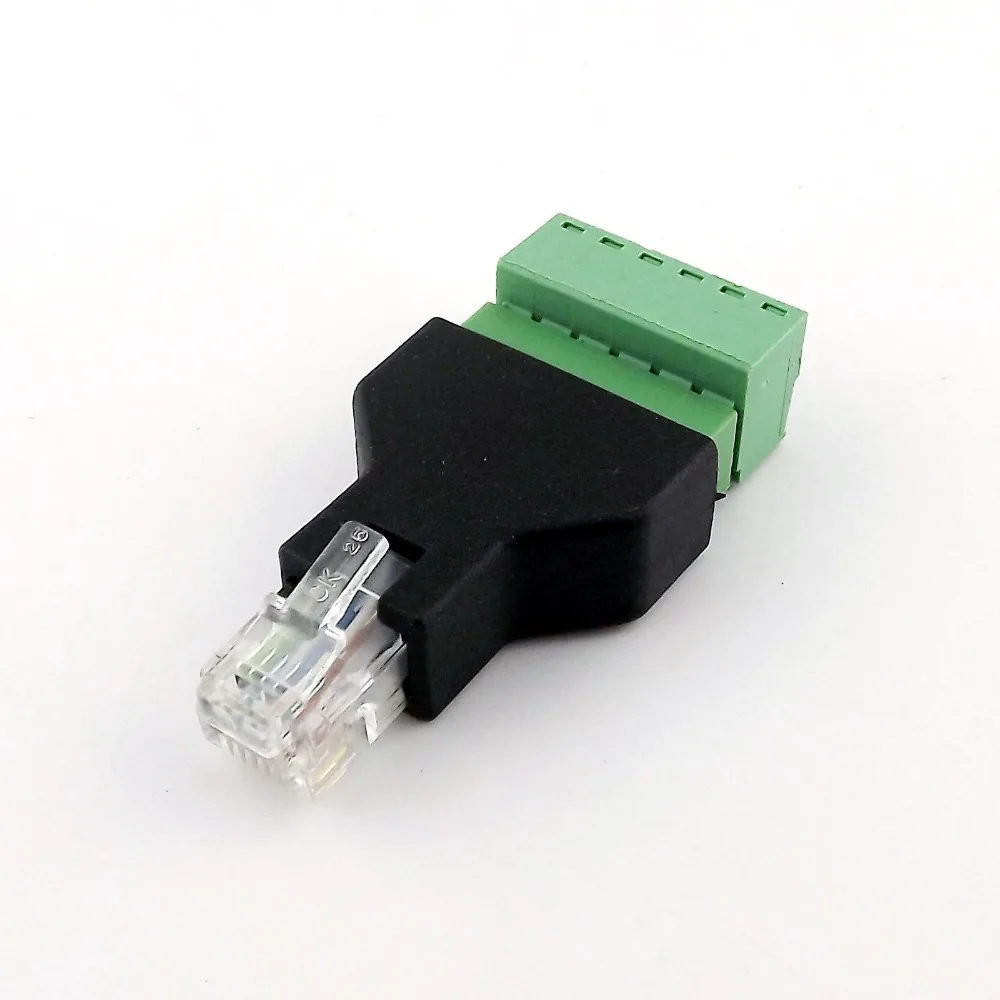 5x Ethernet 6P6C RJ12 штепсельная вилка модульный 6-контактный винтовой терминал адаптер телефонная линия адаптер
5x Ethernet 6P6C RJ12 штепсельная вилка модульный 6-контактный винтовой терминал адаптер телефонная линия адаптер
