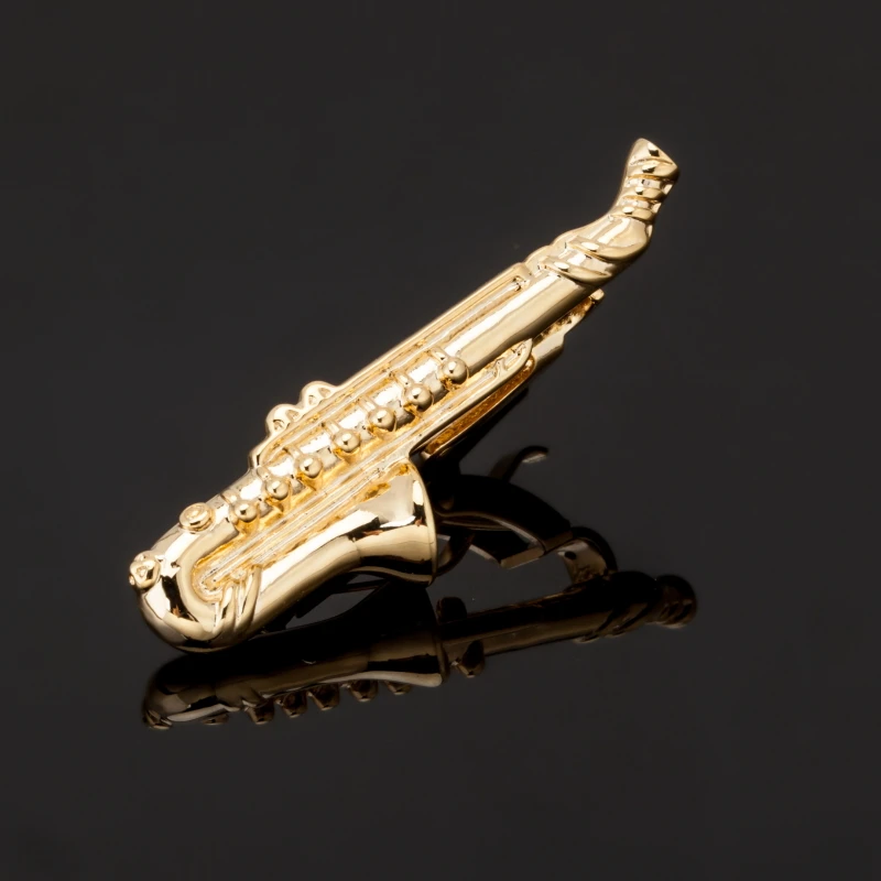 XK405 High quality gold music Sax tie clip / man / Sax wedding gift tie clip tie clip Cufflinks
XK405 High quality gold music Sax tie clip / man / Sax wedding gift tie clip tie clip Cufflinks