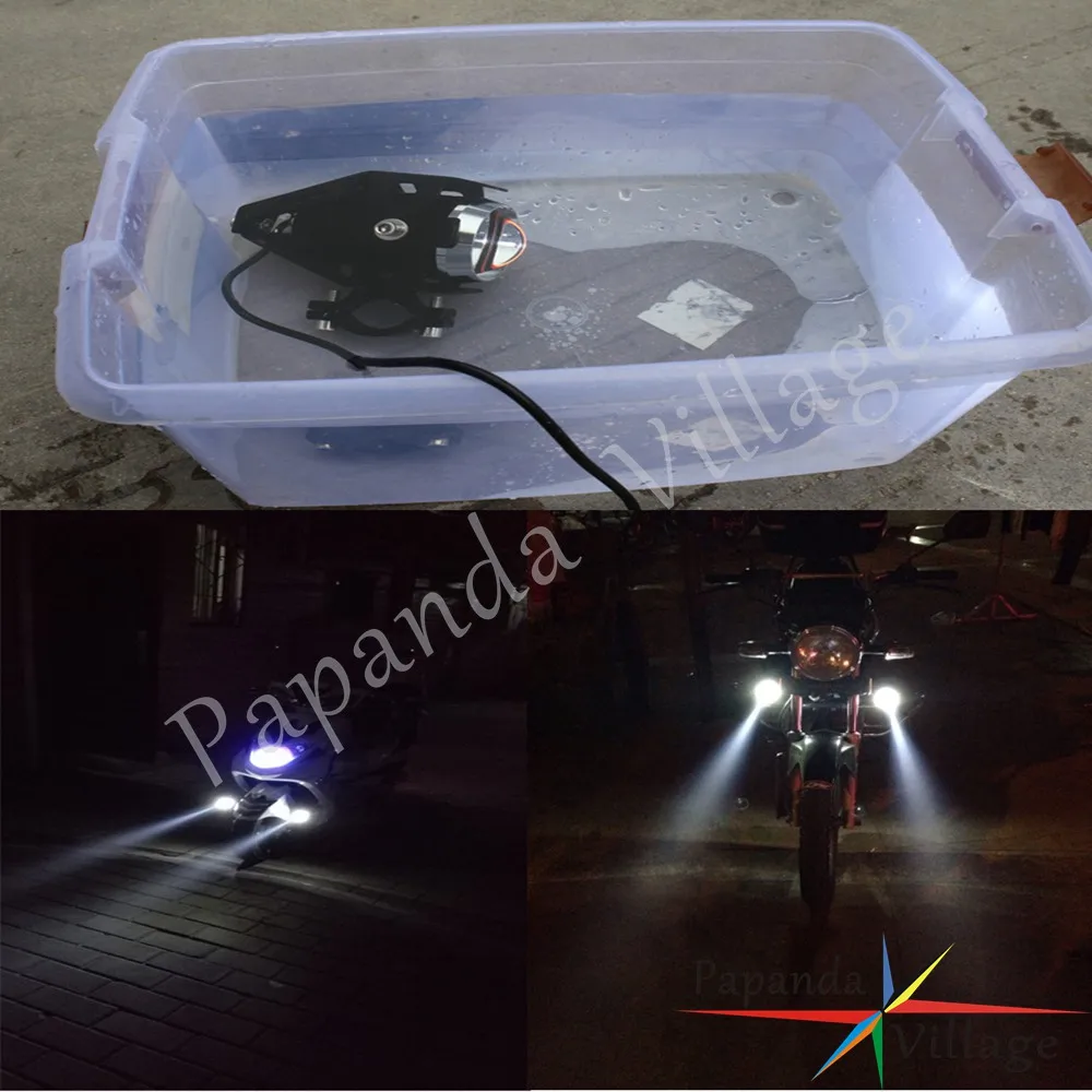 2PCS 125W Universal Motorcycle Headlight w/ Angel Eye 3000LM Waterproof Driving Fog Spot Head Light Decorative U5 LED Spotlight
2PCS 125W Universal Motorcycle Headlight w/ Angel Eye 3000LM Waterproof Driving Fog Spot Head Light Decorative U5 LED Spotlight