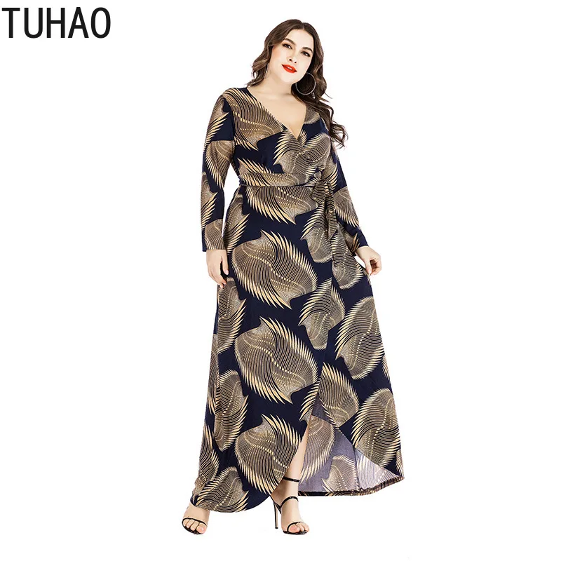 TUHAO Maxi Long Party Dress for Woman Plus Size 6XL 5XL 4XL Women Long Sleeve Vintage Print High Quality Female Dresses Elegant
TUHAO Maxi Long Party Dress for Woman Plus Size 6XL 5XL 4XL Women Long Sleeve Vintage Print High Quality Female Dresses Elegant
