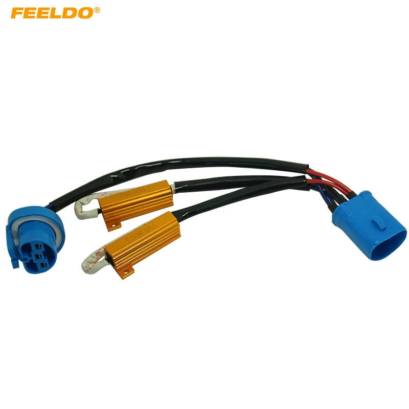 FEELDO 4Pcs 9007 HID Conversion Kit Error Free Load Resistors Wiring Harness Adapters LED Decoder LED Warning Canceller
FEELDO 4Pcs 9007 HID Conversion Kit Error Free Load Resistors Wiring Harness Adapters LED Decoder LED Warning Canceller