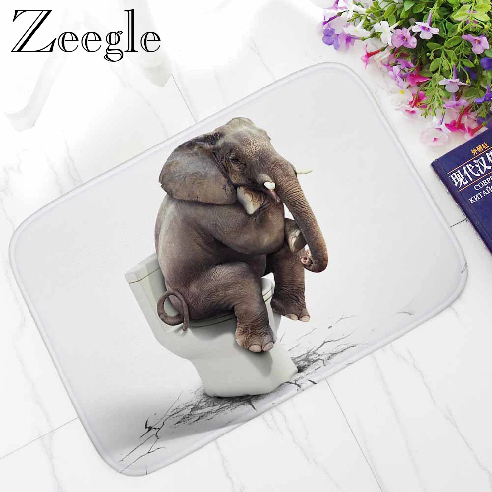 Zeegle 3D Elephant Printed Carpet Floor Rug Flannel Home Decoration Non-slip Floor Mat Doormat for Entrance Door
Zeegle 3D Elephant Printed Carpet Floor Rug Flannel Home Decoration Non-slip Floor Mat Doormat for Entrance Door
