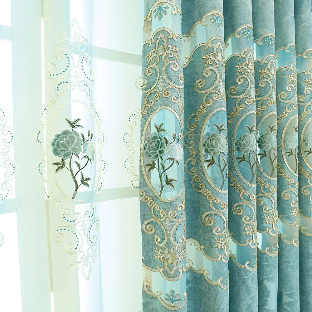 2019 New European Chenille Embroidery Curtains Living Room Bedroom Custom Valance Curtains Home Decoration
2019 New European Chenille Embroidery Curtains Living Room Bedroom Custom Valance Curtains Home Decoration