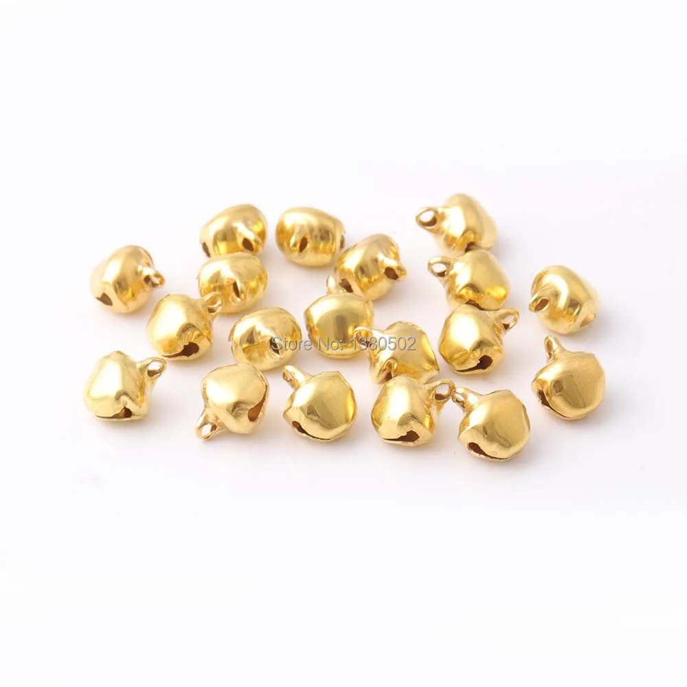 50pcs/lot 13mm Gold color High Quality Metal Jingle bell DIY Jewelry Accessories Christmas Decoration
50pcs/lot 13mm Gold color High Quality Metal Jingle bell DIY Jewelry Accessories Christmas Decoration