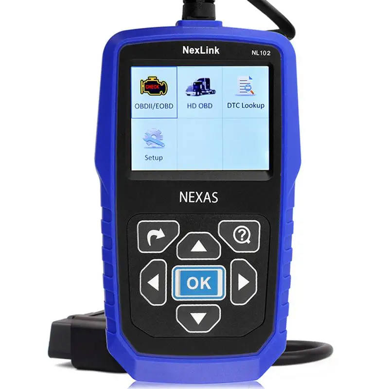 NEXAS NL102 OBD/EOBD Code Reader Diagnostic Scan professional tool For Car and Heavy Duty Truck 2 in 1 Scan Tool
NEXAS NL102 OBD/EOBD Code Reader Diagnostic Scan professional tool For Car and Heavy Duty Truck 2 in 1 Scan Tool