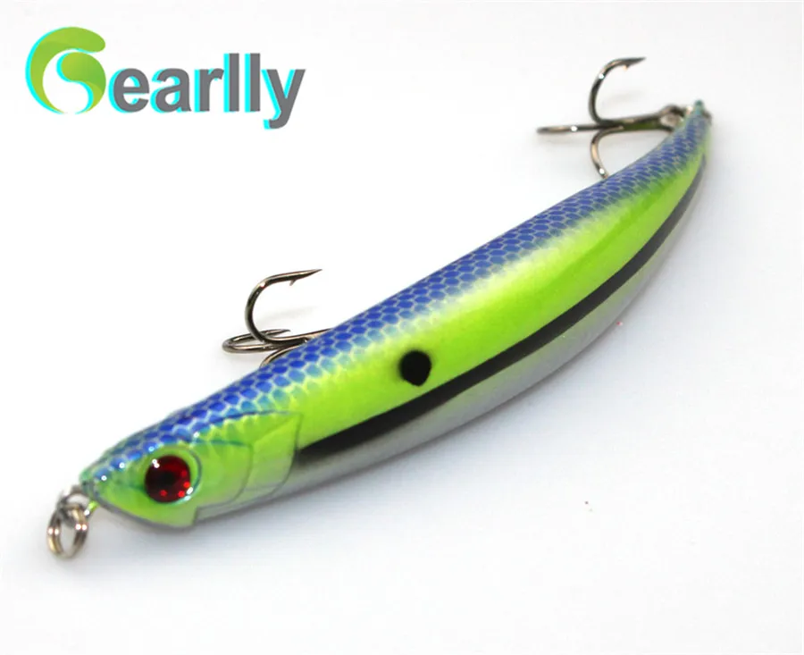 5 PCS/Lot Gearlly FE001 110mm 11g Fishing Pencil Style Artificial Plastic Topwater Floating Hard Lures fishing lures Fish Bait
5 PCS/Lot Gearlly FE001 110mm 11g Fishing Pencil Style Artificial Plastic Topwater Floating Hard Lures fishing lures Fish Bait