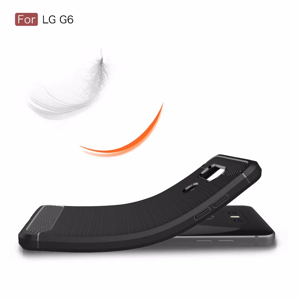 Чехол для телефона LG G6 силиконовый чехол из углеродного волокна G 6 LGG6 5 7 дюйма|phone