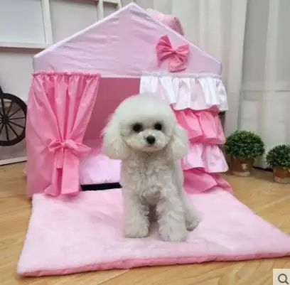 Pet supplies new fashion Korean pet dog bed portable house foldable house lace pet bed princess dog bed washable dog house
Pet supplies new fashion Korean pet dog bed portable house foldable house lace pet bed princess dog bed washable dog house