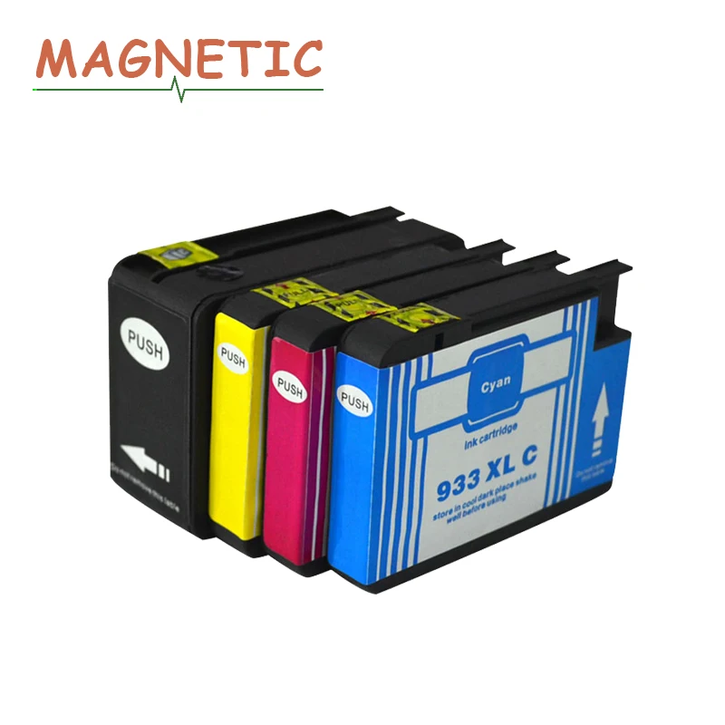 4X Magnetic Compatible Ink Cartridges for HP932 for HP 932 933 Officejet Pro 6100 6600 6700 7110 7610 7612 Printer For HP933 XL
4X Magnetic Compatible Ink Cartridges for HP932 for HP 932 933 Officejet Pro 6100 6600 6700 7110 7610 7612 Printer For HP933 XL