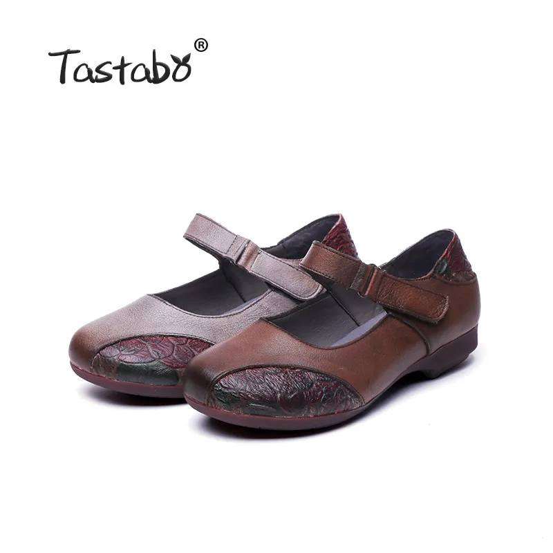 Tastabo 100% Genuine Leather Women's shoes flat shoes Brown yellow brown S5307 soft sole daily Driving shoes Low-heeled shoes
Tastabo 100% Genuine Leather Women's shoes flat shoes Brown yellow brown S5307 soft sole daily Driving shoes Low-heeled shoes