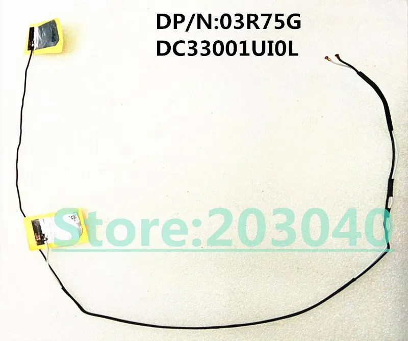 Original Laptop/notebook Wifi antenna cable for Dell inspiron 15 5565 5567 BAL20 DC33001UI0L 03R75G
Original Laptop/notebook Wifi antenna cable for Dell inspiron 15 5565 5567 BAL20 DC33001UI0L 03R75G