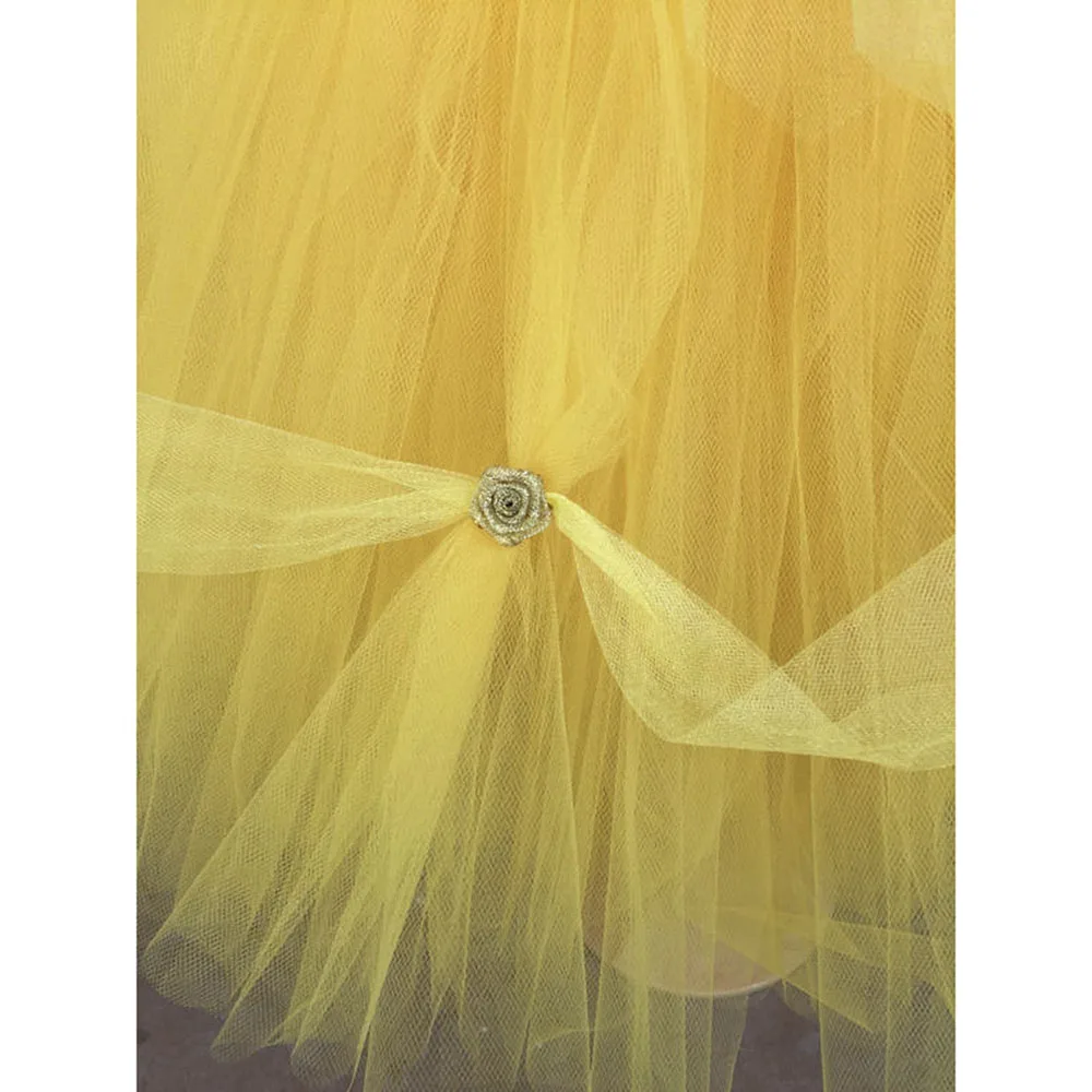 Princess Belle Costume Beauty and Beast Yellow Princess Girl Tutu Dress Beautiful Fluffy Children Birthday Party Cosplay Clothes
Princess Belle Costume Beauty and Beast Yellow Princess Girl Tutu Dress Beautiful Fluffy Children Birthday Party Cosplay Clothes
