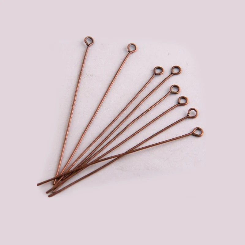 100pcs 60mm Metal Eye Pins Metal Brass Copper Heads Eye Pin Supplies For Jewelry Making DIY Accessories Antique Copper Color
100pcs 60mm Metal Eye Pins Metal Brass Copper Heads Eye Pin Supplies For Jewelry Making DIY Accessories Antique Copper Color