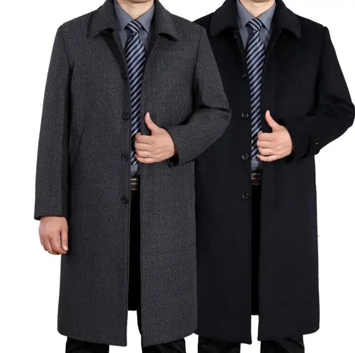 Single-breasted casual woolen coat men trench coats long sleeves overcoat mens cashmere coat casaco england winter thicken black
Single-breasted casual woolen coat men trench coats long sleeves overcoat mens cashmere coat casaco england winter thicken black