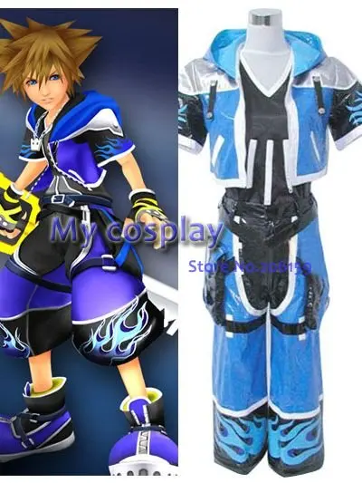 Anime Kingdom Hearts 2 Sora cosplay costume for Halloween Cosplay parties Sora Blue Dresses Men Cool Clothing
Anime Kingdom Hearts 2 Sora cosplay costume for Halloween Cosplay parties Sora Blue Dresses Men Cool Clothing