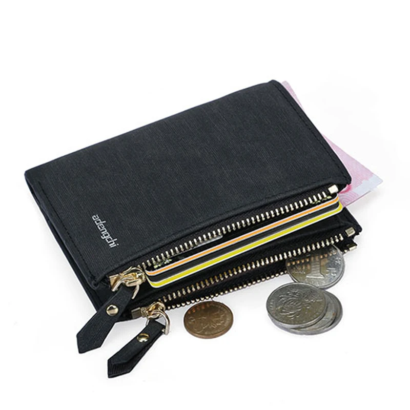 Vintage Men Double Zipper Wallet RFID Theft Protect Coin Bag Short Luxury Men's Purses Magic Card Holders Wallets for Men Money
Vintage Men Double Zipper Wallet RFID Theft Protect Coin Bag Short Luxury Men's Purses Magic Card Holders Wallets for Men Money