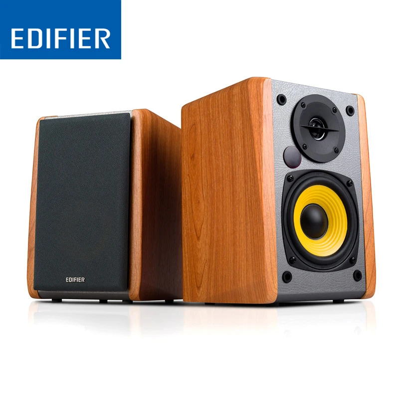 EDIFIER R1010BT Wood Bluetooth Speaker for TV Home Theatre System Wireless with Medium-Density Fiberboard Active 4" bass driver
EDIFIER R1010BT Wood Bluetooth Speaker for TV Home Theatre System Wireless with Medium-Density Fiberboard Active 4" bass driver