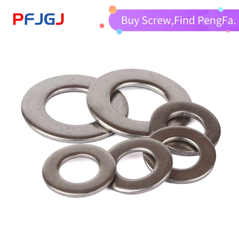 Peng Fa 100/50/20/10/5 шт. M3 M4 M5 M6 M8 M10 M12 DIN9021 GB96 304/стандартная плоская шайба большого размера