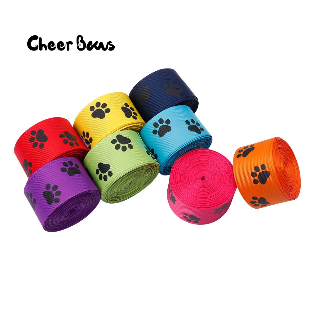 2Yards Cartoon Grosgrain Printed Ribbon 38mm Single Face Ribbon Dog Footprint Printed For DIY Hair Accessories Handmade Material
2Yards Cartoon Grosgrain Printed Ribbon 38mm Single Face Ribbon Dog Footprint Printed For DIY Hair Accessories Handmade Material