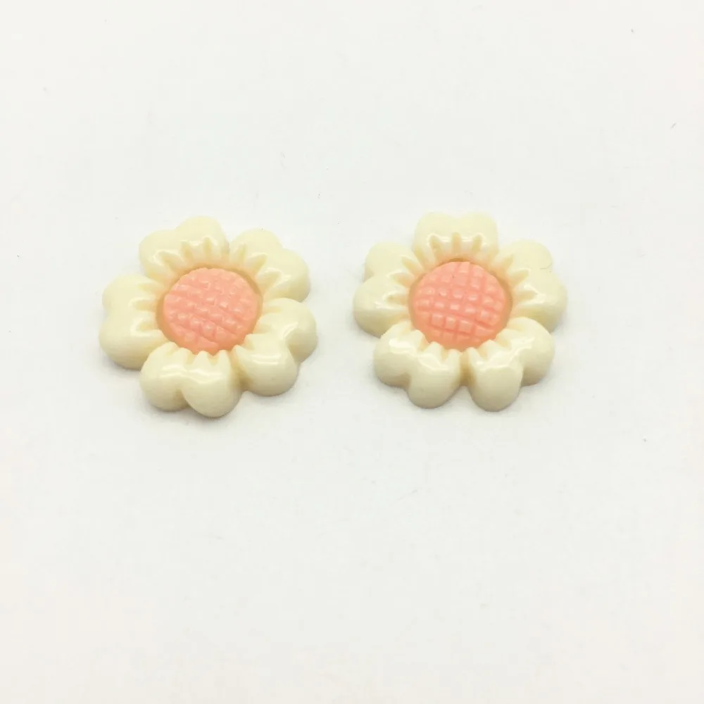 50pcs 23mm Ivory+Peach Sunflowers Flatbacks Embellishments DIY Resin Cabochons Scrapbooking For Phone Decorations Crafts
50pcs 23mm Ivory+Peach Sunflowers Flatbacks Embellishments DIY Resin Cabochons Scrapbooking For Phone Decorations Crafts