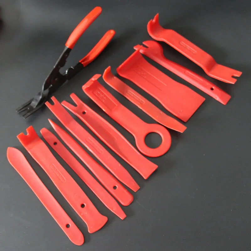 12pcs Car Audio Maintenance kit Plastic Repairing Tool Car Radio Door Trim Panel Clip Tools DVD navigatio Removal Installation
12pcs Car Audio Maintenance kit Plastic Repairing Tool Car Radio Door Trim Panel Clip Tools DVD navigatio Removal Installation