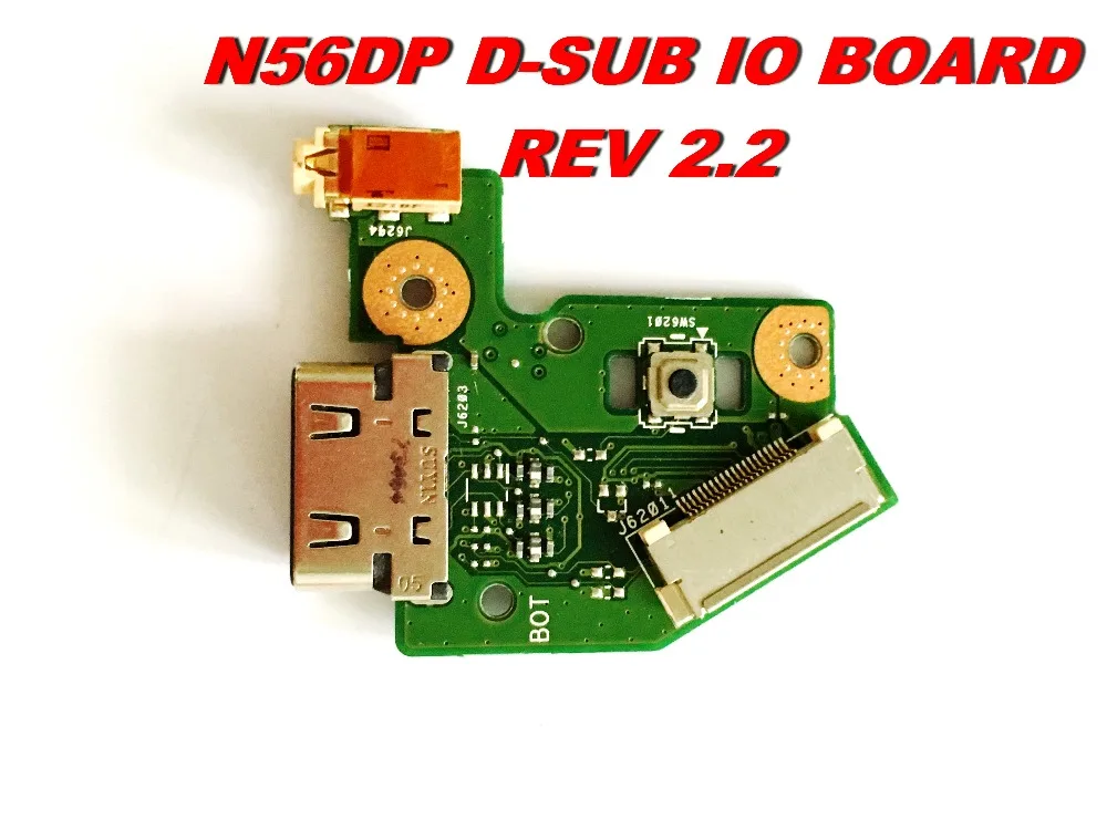 Original For ASUS N56DP USB Audio BOARD N56DP D-SUB IO BOARD REV 2.2 Tested good Free shipping
Original For ASUS N56DP USB Audio BOARD N56DP D-SUB IO BOARD REV 2.2 Tested good Free shipping
