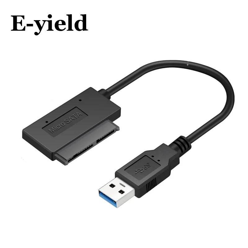 USB 3.0 to Micro SATA Adapter Cable for 1 8" HDD SSD Converter Cord USB3.0 to 16Pin Msata 7+9 Pin
USB 3.0 to Micro SATA Adapter Cable for 1 8" HDD SSD Converter Cord USB3.0 to 16Pin Msata 7+9 Pin