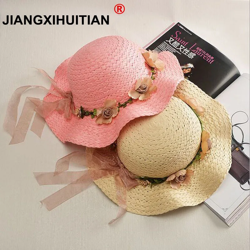 2017 summer Hot Cute Flower Decorate women Baby Girls Children Hats Sun Beach Caps For Summer 4 Colors For Choose Beach hat
2017 summer Hot Cute Flower Decorate women Baby Girls Children Hats Sun Beach Caps For Summer 4 Colors For Choose Beach hat