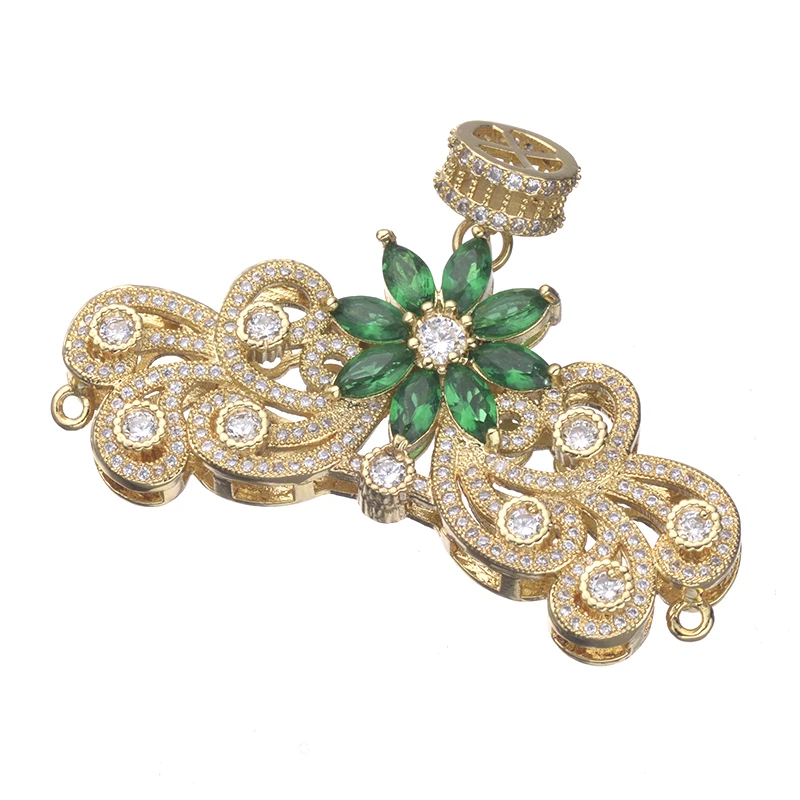 Juya Handicraft Micro Pave Zircon Crown Connector Pendant Accessories For Women Needlework Tassel Pearls Necklace Making
Juya Handicraft Micro Pave Zircon Crown Connector Pendant Accessories For Women Needlework Tassel Pearls Necklace Making