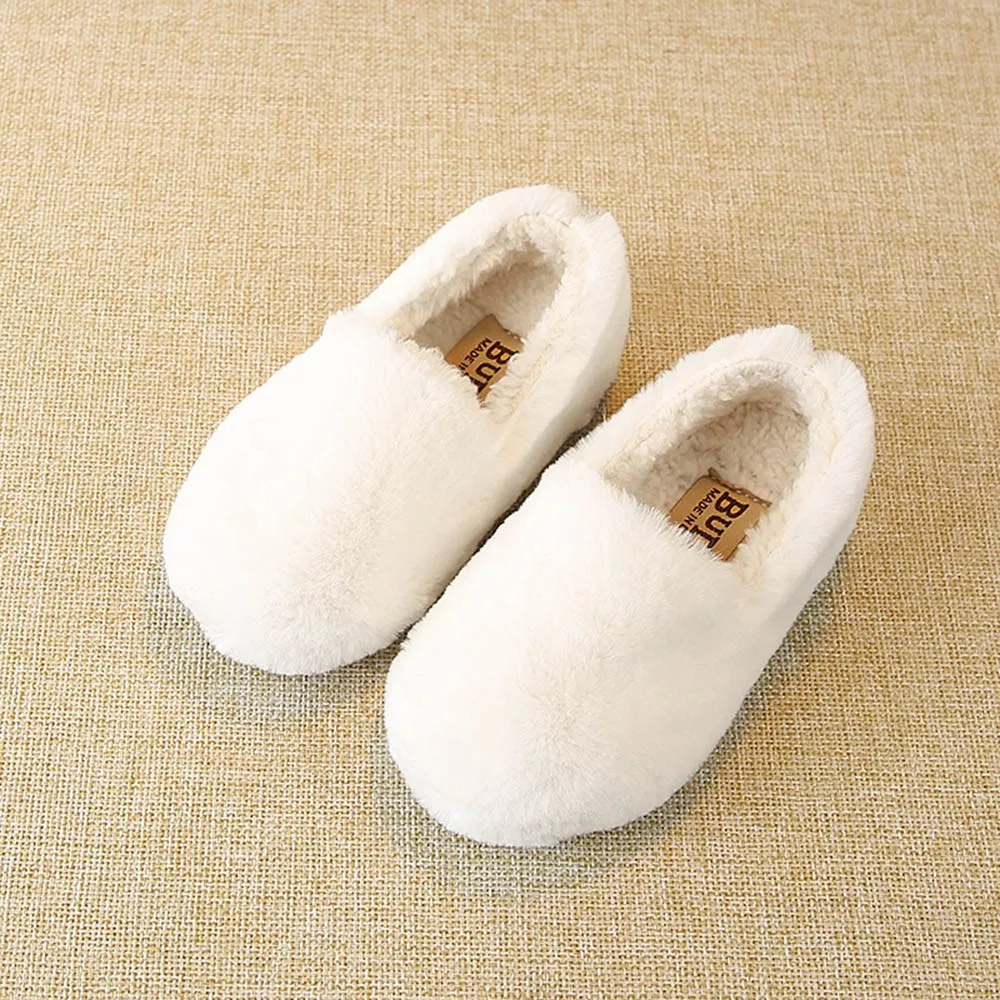 New Fashion Children's shoes Rubber Casual Shoes for boys girls Autumn Winter Fluffy Solid Flock Single k419 | Детская одежда и