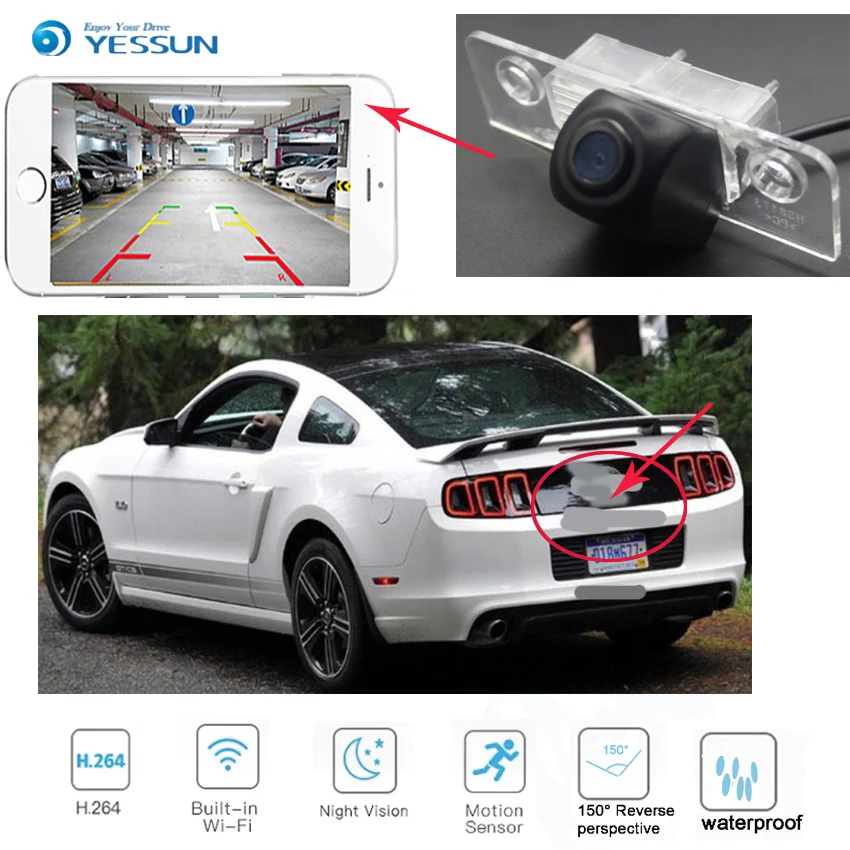 YESSUN New Ariival car HD Parking Reverse wireless Camera for Ford Fusion For Mondeo 2013~2018 Waterproof HD Video
YESSUN New Ariival car HD Parking Reverse wireless Camera for Ford Fusion For Mondeo 2013~2018 Waterproof HD Video