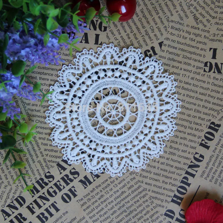10CPS/Lot, High Quality Handmade DIY Off White Embroidery Round Cup Mat Lace Applique Patches Free Shipping
10CPS/Lot, High Quality Handmade DIY Off White Embroidery Round Cup Mat Lace Applique Patches Free Shipping