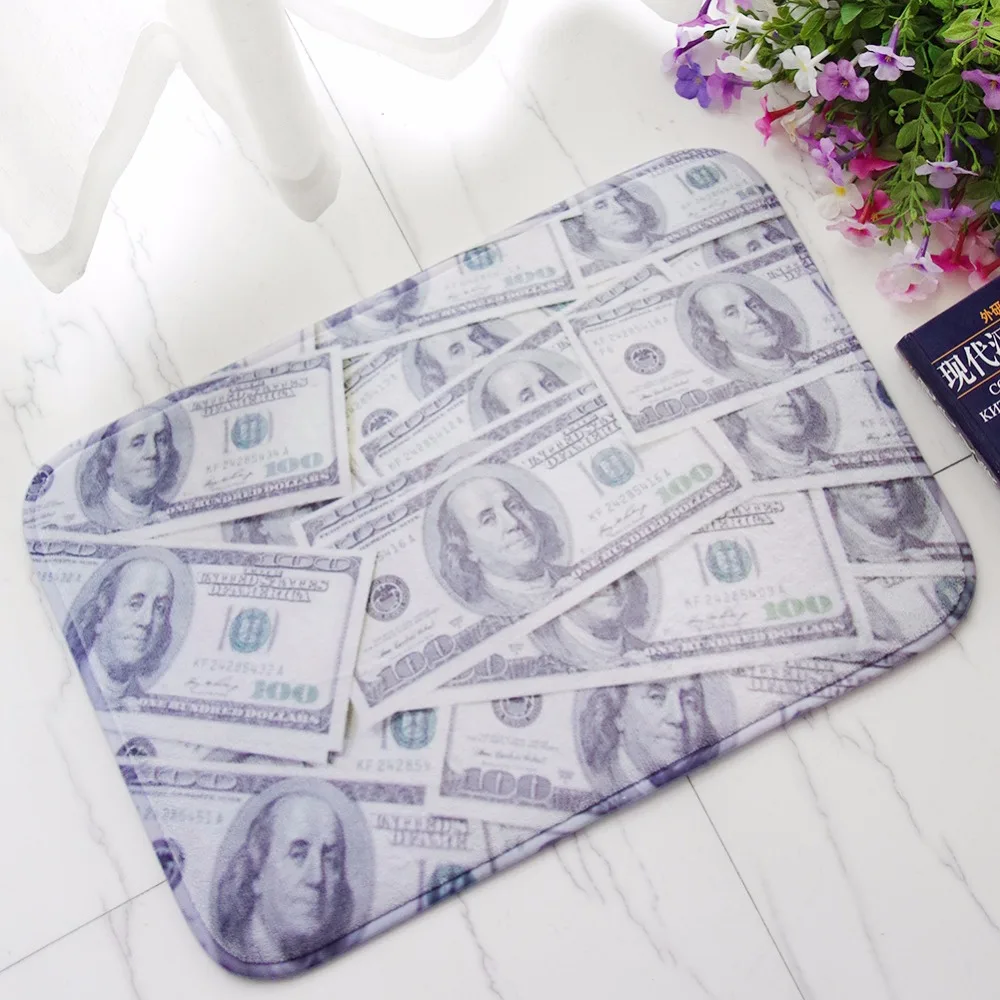CAMMITEVER US Dollars Flannel Anti-Slip Floor Carpet Mat Area Rugs Living Room Hallway Door Mat Bathroom Decoration
CAMMITEVER US Dollars Flannel Anti-Slip Floor Carpet Mat Area Rugs Living Room Hallway Door Mat Bathroom Decoration