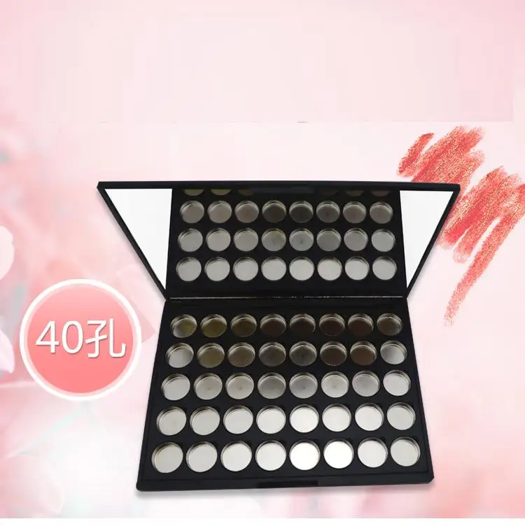 free shipping 40 grid black eye shadow / lipstick pressure plate empty box ( mirror , magnet and aluminum plate)
free shipping 40 grid black eye shadow / lipstick pressure plate empty box ( mirror , magnet and aluminum plate)
