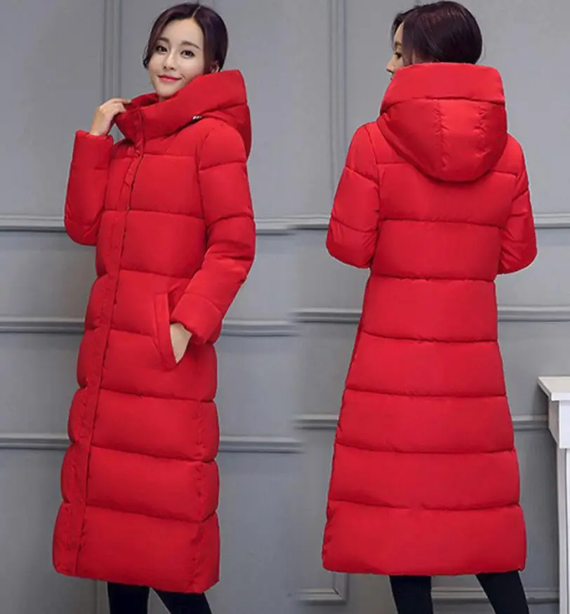 Women's fashion hooded cotton suit 2019 new slim slimming wild long paragraph over the knee thick warm coat
Women's fashion hooded cotton suit 2019 new slim slimming wild long paragraph over the knee thick warm coat