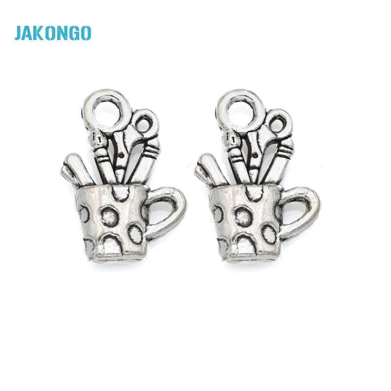 JAKONGO Antique Silver Plated Pen Container Charm Pendant Fit Making Necklace Bracelet Jewelry Accessories DIY 19*13mm
JAKONGO Antique Silver Plated Pen Container Charm Pendant Fit Making Necklace Bracelet Jewelry Accessories DIY 19*13mm