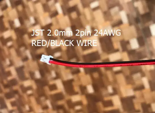 Индивидуальный JST 2,0 мм 2-контактный 24AWG провод красный/черный --- Бесплатная доставка
Индивидуальный JST 2,0 мм 2-контактный 24AWG провод красный/черный --- Бесплатная доставка
