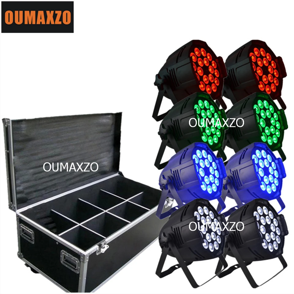 8pcs/lot with flight case Pack 18X12W RGBW Led Par Light 8 Channels 180W Led Par Cans LED Display DMX Input stage professional
8pcs/lot with flight case Pack 18X12W RGBW Led Par Light 8 Channels 180W Led Par Cans LED Display DMX Input stage professional