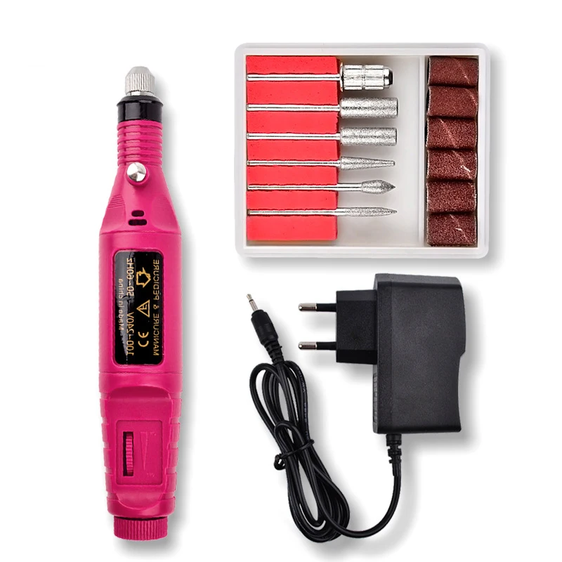 Cross-Border for Nail Tools Mini Electric Nail Grinding Machine Pen-Based Electric mo jia qi Nail File
Cross-Border for Nail Tools Mini Electric Nail Grinding Machine Pen-Based Electric mo jia qi Nail File