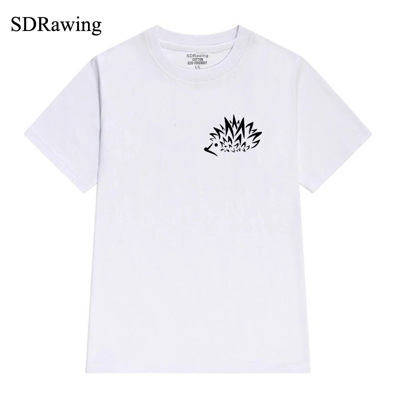 Funny Hedgehog Pocket print cotton t shirt for women animal lover Graphic Tees Hipster Tumblr Cozy tops
Funny Hedgehog Pocket print cotton t shirt for women animal lover Graphic Tees Hipster Tumblr Cozy tops