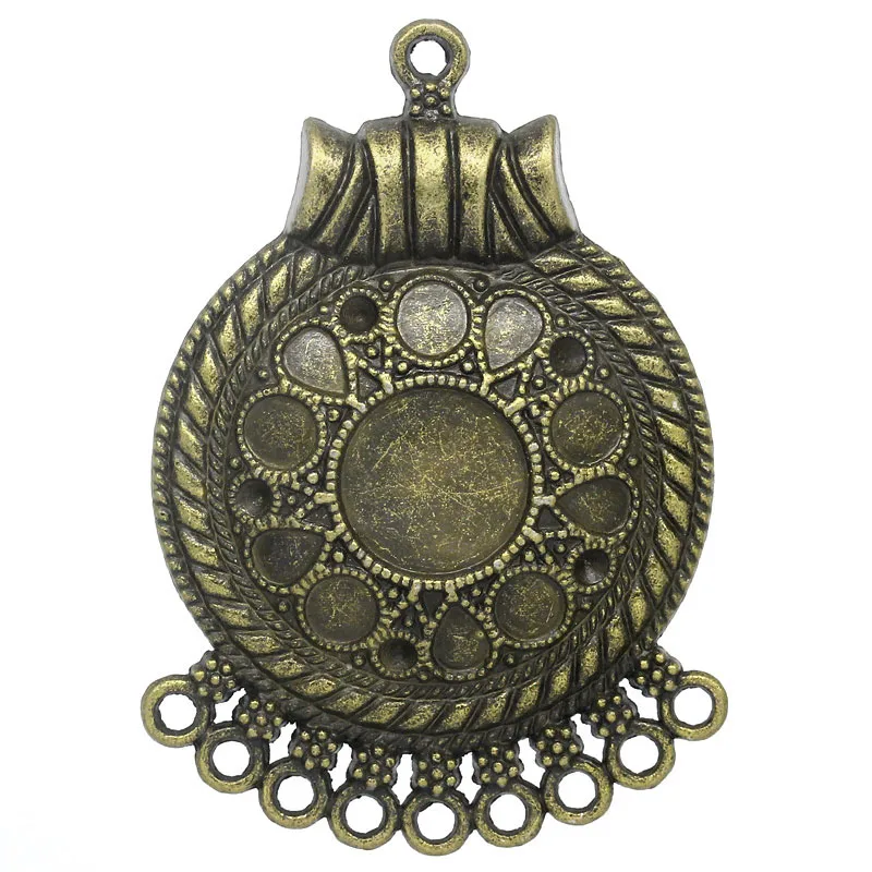 DoreenBeads Zinc metal alloy Connectors Round Antique Bronze Cabochon Settings(Fits 12mm 3mmx5mm 5mm)5.5cmx 3.9cm,1 Piece
DoreenBeads Zinc metal alloy Connectors Round Antique Bronze Cabochon Settings(Fits 12mm 3mmx5mm 5mm)5.5cmx 3.9cm,1 Piece