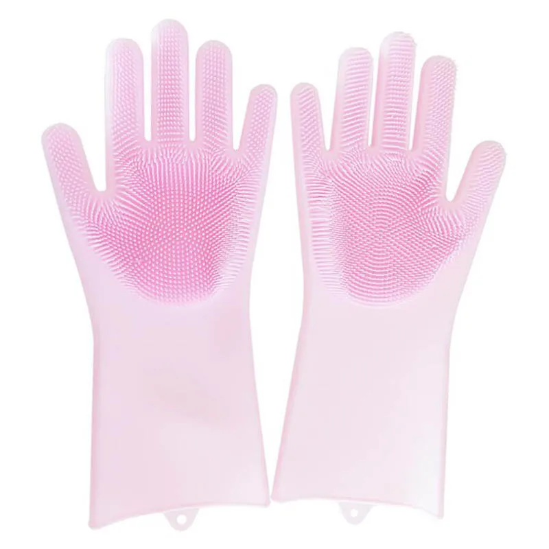 Волшебные силиконовые резиновые перчатки для мытья посуды экологически чистый