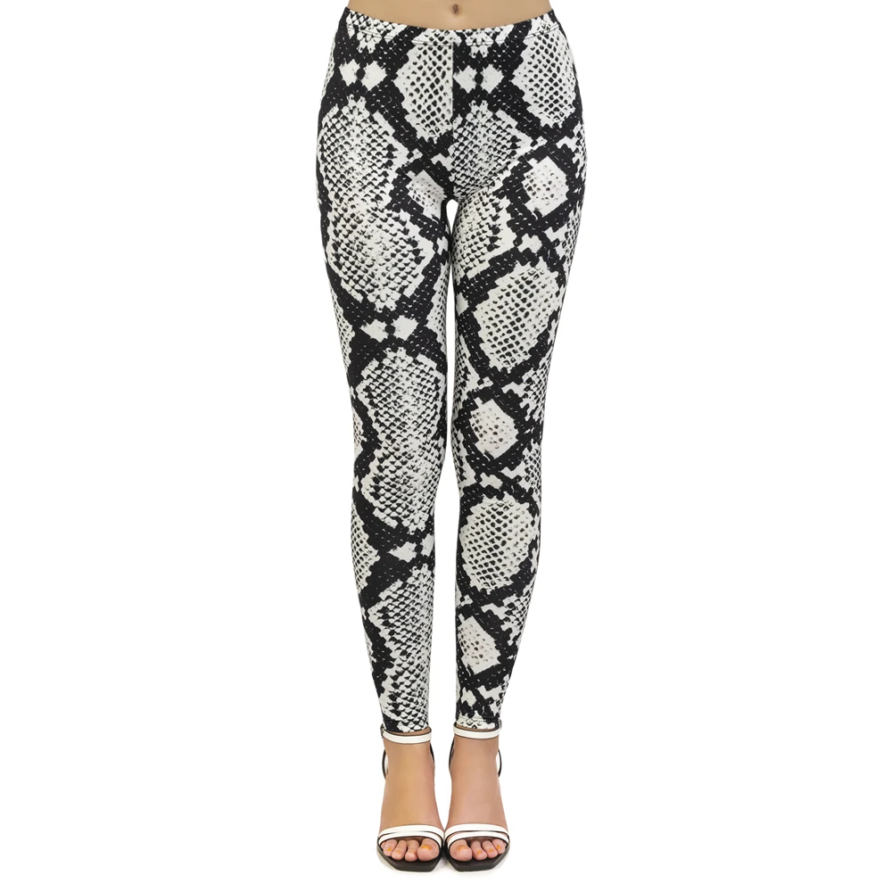 New leggins mujer Black and white Snake Skin Printing legging sexy leggins fitness Woman Flexible Pants workout leggings
New leggins mujer Black and white Snake Skin Printing legging sexy leggins fitness Woman Flexible Pants workout leggings