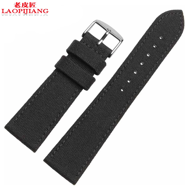 Laopijiang Waterproof nylon canvas watchband fashion watches accessories 18|20mm Black
Laopijiang Waterproof nylon canvas watchband fashion watches accessories 18|20mm Black