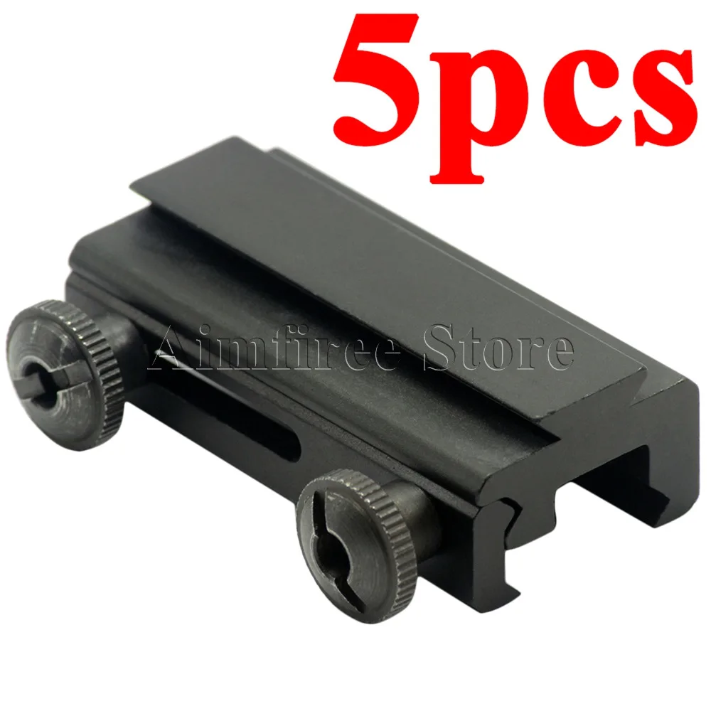 5pcs Dovetail Rail Extension 20mm to 11mm Picatinny Weaver Scope Mount Base Adapter Hunting Tactical Scope Mount
5pcs Dovetail Rail Extension 20mm to 11mm Picatinny Weaver Scope Mount Base Adapter Hunting Tactical Scope Mount