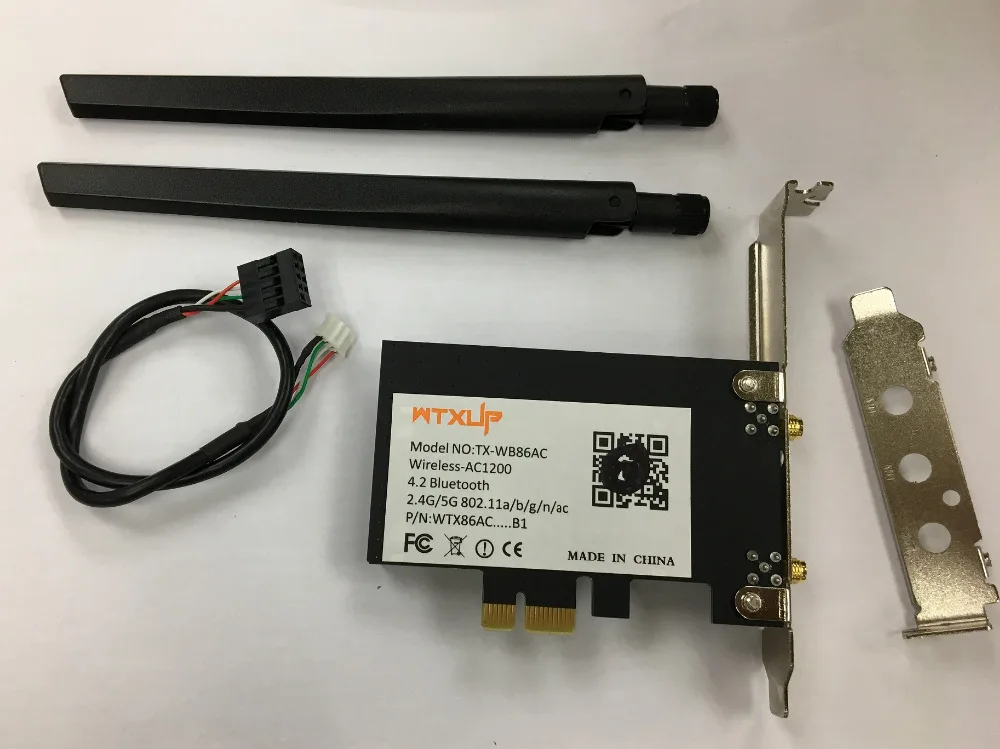 New Wireless Network Mini PCI-E Card Desktop For Intel 8260AC TX-WB86AC Wireless-AC 1200 For Bluetooth-compatible 4.2 Dual-band
New Wireless Network Mini PCI-E Card Desktop For Intel 8260AC TX-WB86AC Wireless-AC 1200 For Bluetooth-compatible 4.2 Dual-band